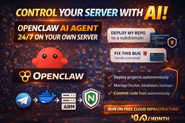 OpenClaw, control your server with AI